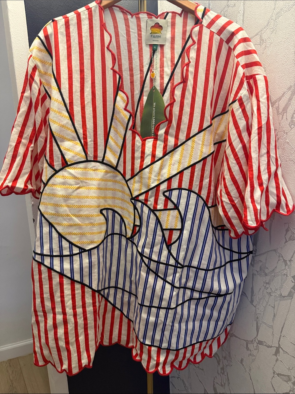 FARM Rio l Stripes Mini Dress